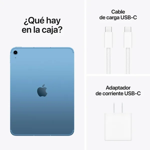 iPad 11" Pulgadas 128GB Chip A16 WiFi + Cellular Azul - Imagen 8