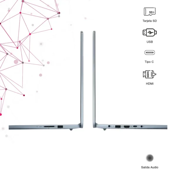 Computador Portátil LENOVO 15,6" Pulgadas IdeaPad Slim 3 - AMD Ryzen 5 - RAM 8GB - Disco SSD 512GB - Azul - Imagen 6