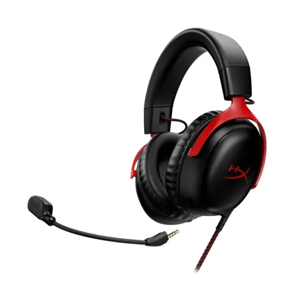 Audífonos de Diadema HYPERX Alámbricos Over Ear Gaming Cloud 3 Cancelación de Ruido Negro|Rojo - Imagen 4