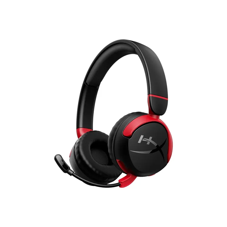 Audífonos de Diadema HYPERX Inalámbricos Over Ear Gaming Cloud Mini Cancelación de Ruido Negro|Rojo