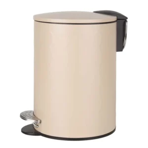 Caneca / Papelera de Pedal 3 Litros FREE HOME Kaki