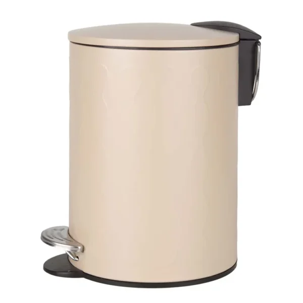 Caneca / Papelera de Pedal 3 Litros FREE HOME Kaki