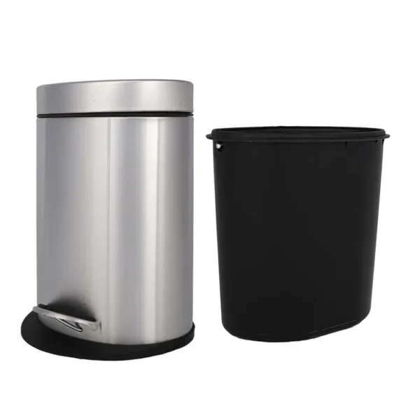 Caneca / Papelera de Pedal FREE HOME Acero Inoxidable 5 Litros - Imagen 3