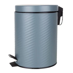 Caneca / Papelera de Pedal 5 Litros FREE HOME Gris con Formas