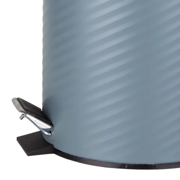 Caneca / Papelera de Pedal 5 Litros FREE HOME Gris con Formas - Imagen 3