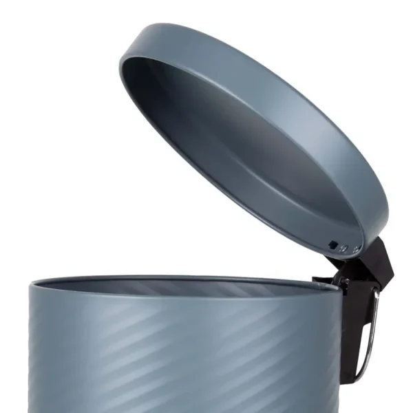 Caneca / Papelera de Pedal 5 Litros FREE HOME Gris con Formas - Imagen 4