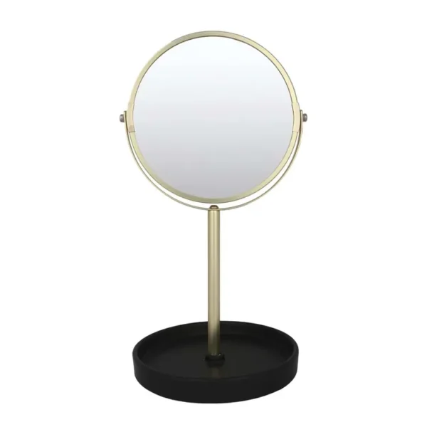 Espejo Decorativo FREE HOME Dorado con Soporte