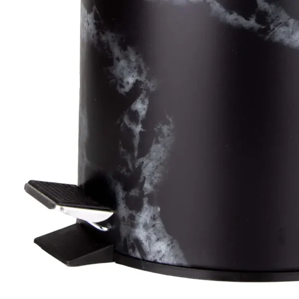 Caneca / Papelera de Pedal 5 Litros FREE HOME Negra - Imagen 3