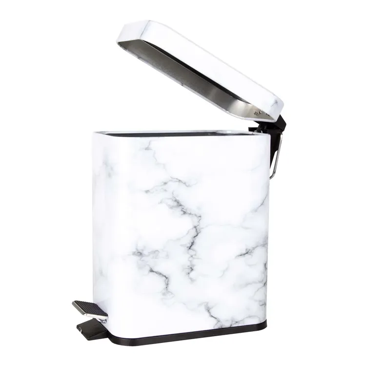 Caneca / Papelera de Pedal 5 Litros FREE HOME Tipo Mármol - Imagen 2