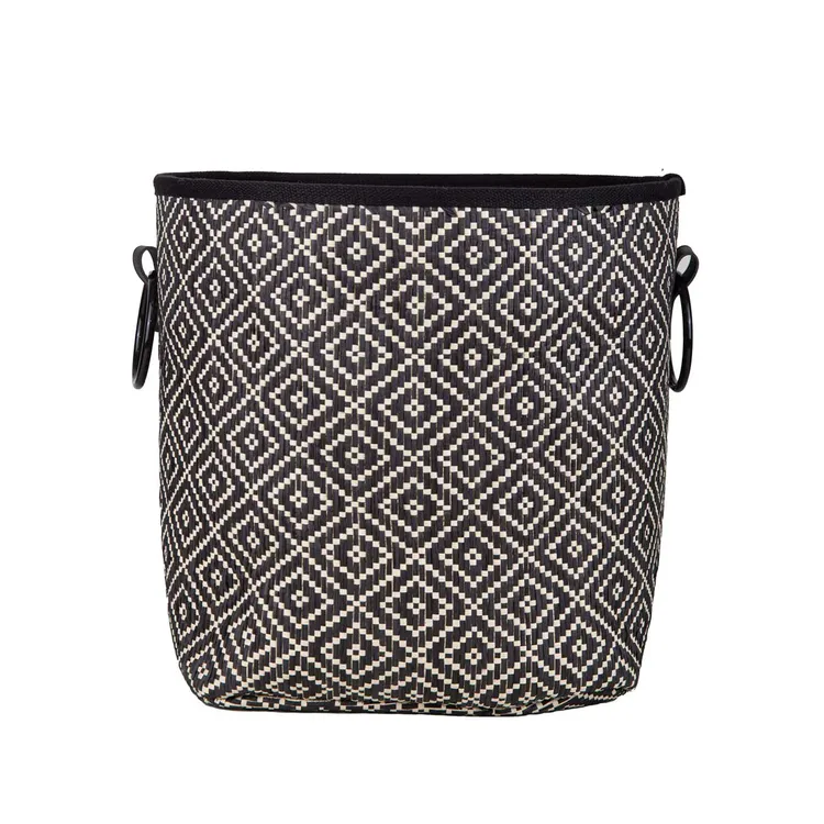 Canasto / Cesto Mediano FREE HOME Redondo Rombos 31 x 35 cm