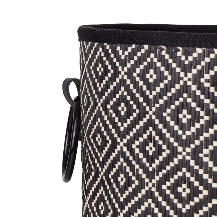 Canasto / Cesto Mediano FREE HOME Redondo Rombos 31 x 35 cm - Imagen 3