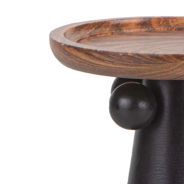 Portavela Decorativa FREE HOME Madera 11.7 x 13.2 cm - Imagen 2