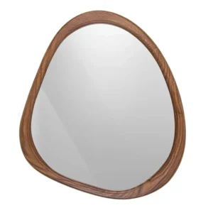 Espejo Decorativo FREE HOME Marco en Madera 48 x 44 cm