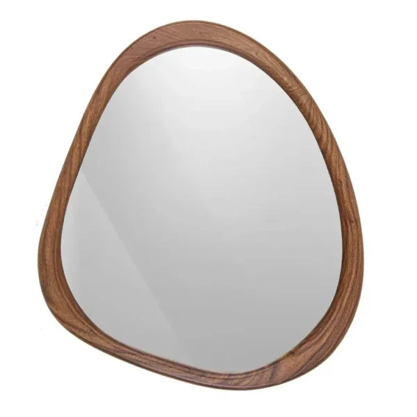 Espejo Decorativo FREE HOME Marco en Madera 48 x 44 cm