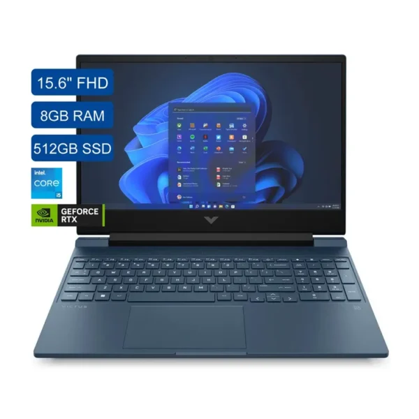 Computador Portátil Gamer HP Victus 15.6" Pulgadas Fa1090la Intel Core i5 - RAM 8GB - Disco SSD 512GB - Azul - Imagen 2