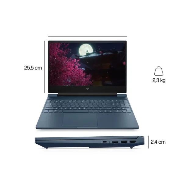 Computador Portátil Gamer HP Victus 15.6" Pulgadas Fa1090la Intel Core i5 - RAM 8GB - Disco SSD 512GB - Azul - Imagen 6