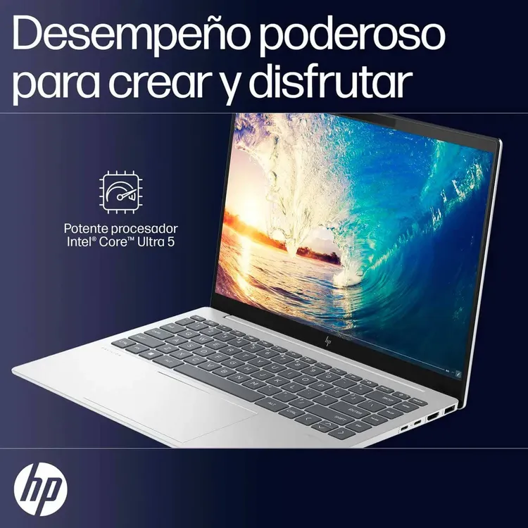 Computador Portátil HP Pavilion Plus 14" Pulgadas Ew1000la Intel Core Ultra 5 - RAM 16GB - Disco SSD 512GB - Plateado - Imagen 7