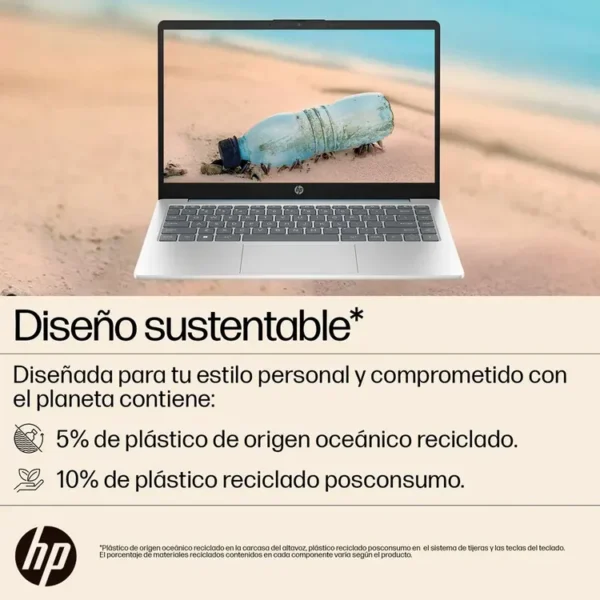 Computador Portátil HP 14" Pulgadas Em0017la AMD Ryzen 5 - RAM 8GB - Disco SSD 512 GB- Azul - Imagen 9