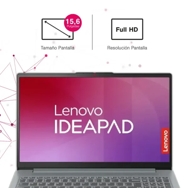 Computador Portátil LENOVO 15.6" Pulgadas IdeaPad Slim 3 Táctil - Intel Core i5 - RAM 16GB - Disco SSD 512GB - Gris - Imagen 3