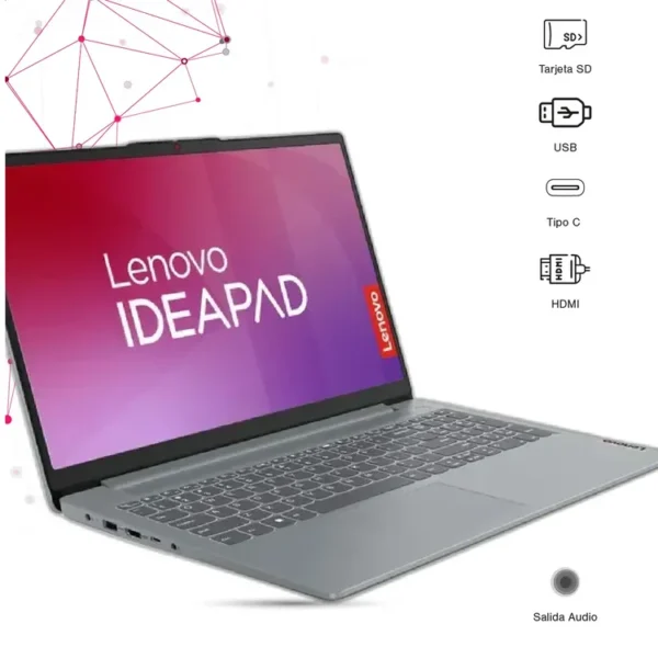 Computador Portátil LENOVO 15.6" Pulgadas IdeaPad Slim 3 Táctil - Intel Core i5 - RAM 16GB - Disco SSD 512GB - Gris - Imagen 6