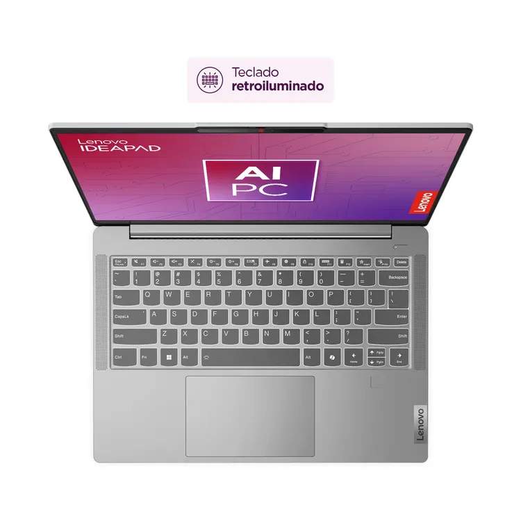 Computador Portátil LENOVO IdeaPad Slim 5 14" Pulgadas 14IMH9 - Intel Core Ultra 7 - RAM 16GB - Disco SSD 1TB - Gris - Imagen 6