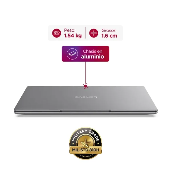 Computador Portátil LENOVO Yoga Pro 7 14" Pulgadas 14ASP9 - AMD Ryzen AI 9 - RAM 32GB - Disco SSD 1TB - Gris - Imagen 5