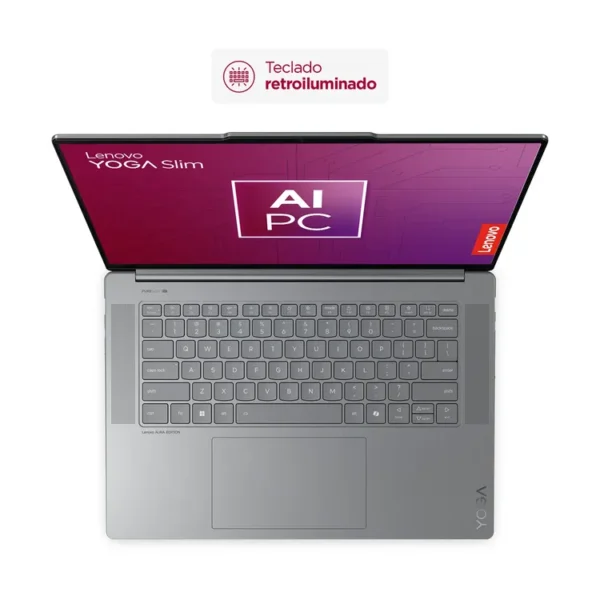 Computador Portátil LENOVO 15.3" Pulgadas Yoga Slim 7 Táctil - Intel Core Ultra 7 - RAM 32GB - Disco SSD 1TB - Gris - Imagen 7