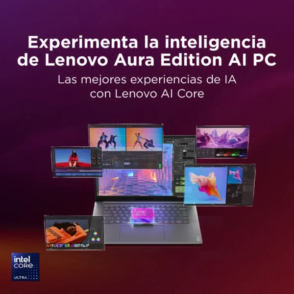 Computador Portátil LENOVO 15.3" Pulgadas Yoga Slim 7 Táctil - Intel Core Ultra 7 - RAM 32GB - Disco SSD 1TB - Gris - Imagen 9