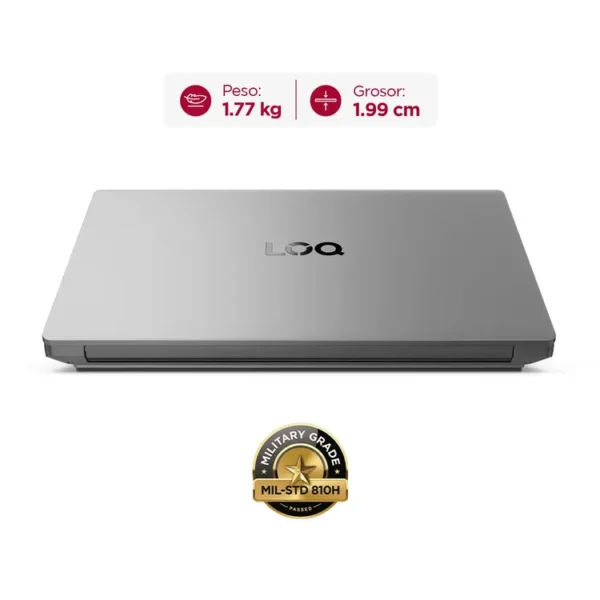 Computador Portátil Gamer LENOVO LOQ 15.6" Pulgadas 15IAX9E - Intel Core i5 - RAM 16GB - Disco SSD 512GB - Gris - Imagen 5