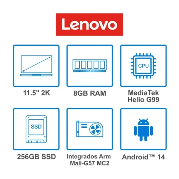 Tablet LENOVO 11" Pulgadas Tab Plus - 256GB - WiFi - Gris - Imagen 9