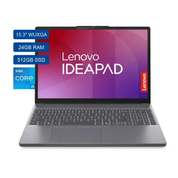 Computador Portátil LENOVO IdeaPad Slim 3 - 15.3" Pulgadas - Intel Core i5 - RAM 24GB - Disco SSD 512GB - Gris. - Imagen 2
