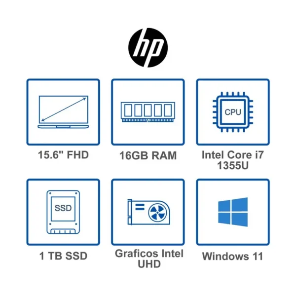Computador Portátil HP ProBook 15.6" Pulgadas PB450 G10 - Intel Core i7 - RAM 16GB - Disco SSD 1 TB  - Plateado - Imagen 10