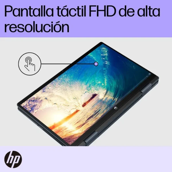 Computador Portátil 2 en 1 HP Pavilion 14" Pulgadas ek1009la Táctil - Intel Core i5 - RAM 16GB - Disco SSD 512GB - Azul - Imagen 7