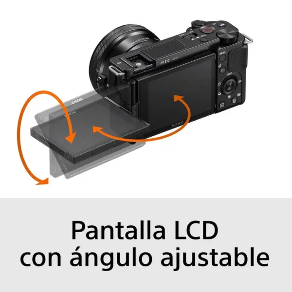 Cámara Fotográfica Sony ZV-E10L Negra - Imagen 10