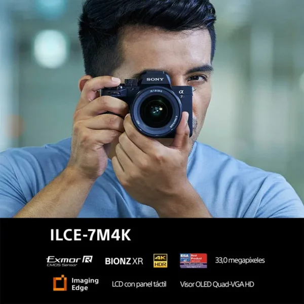 Cámara Fotográfica SONY Híbrida Full-Frame 7M4K - Imagen 3