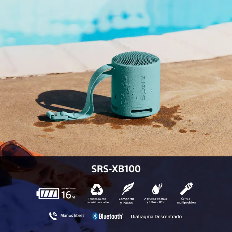 Parlante SONY SRS-XB100 Naranja - Imagen 5