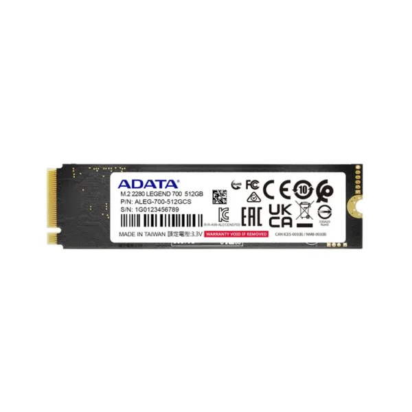 Unidad Estado Solido ADATA Legend 700 512GB Azul - Imagen 3