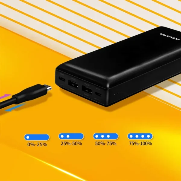 Bateria Recargable ADATA 20000 mAh Negro - Imagen 6