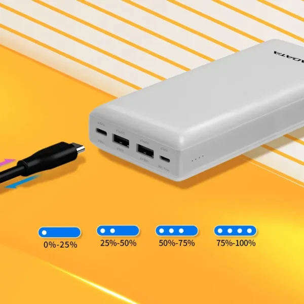Bateria Recargable ADATA 20000 mAh Blanco - Imagen 5