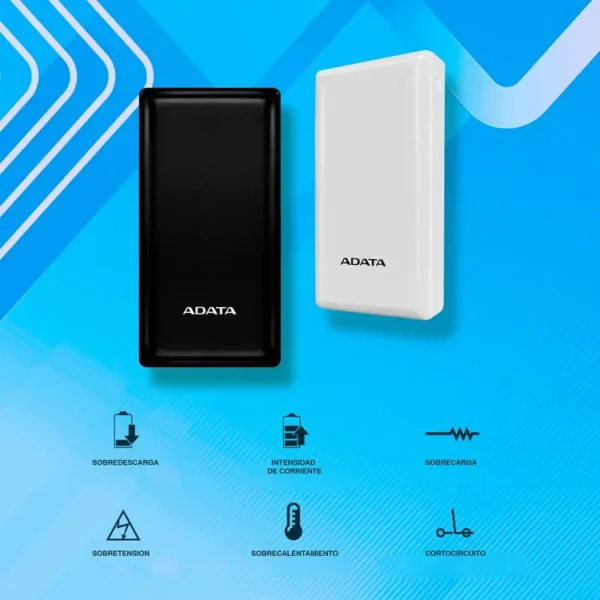 Bateria Recargable ADATA 20000 mAh Blanco - Imagen 6