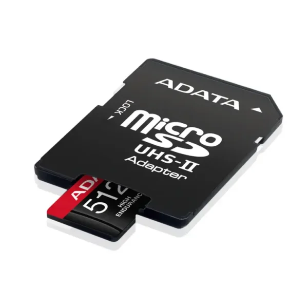 Memoria Micro SD ADATA 512GB + Adaptador Clase 10 V30 A2 High Endurance Negro|Rojo - Imagen 8
