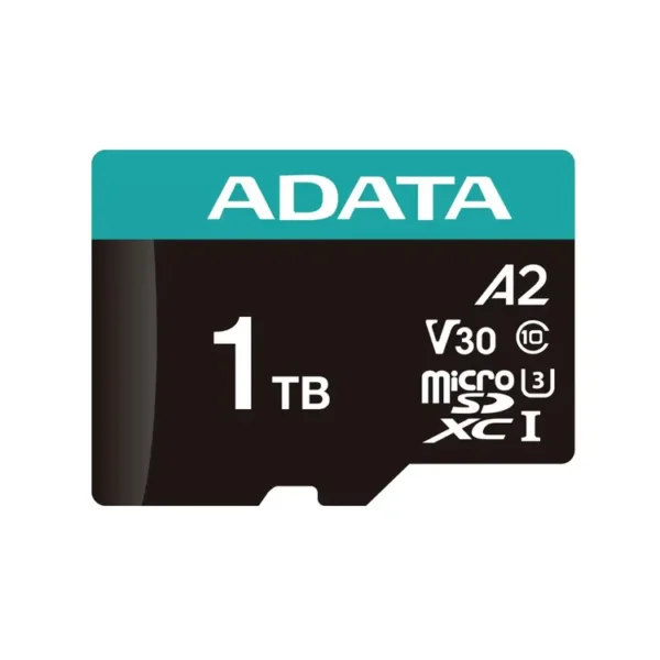 Memoria Micro SD ADATA 1TB + Adaptador Clase 10 V30 A2 Negro|Verde