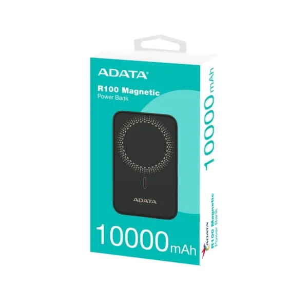 Batería Recargable Magnética ADATA R100 10.000 mAh Negro - Imagen 10