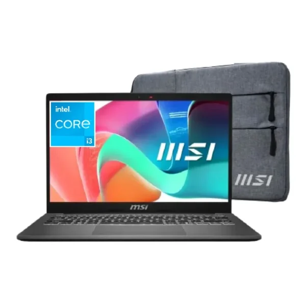 Computador Portátil MSI Modern 13.3" Pulgadas F13MG - Intel Core i3 - RAM 16GB  - Disco SSD 512GB - Negro