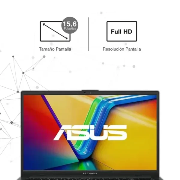 Computador Portátil ASUS Vivobook Go 15.6" Pulgadas E1504FA - AMD Ryzen 5 - RAM 16GB - Disco SSD 512 GB - Negro - Imagen 3
