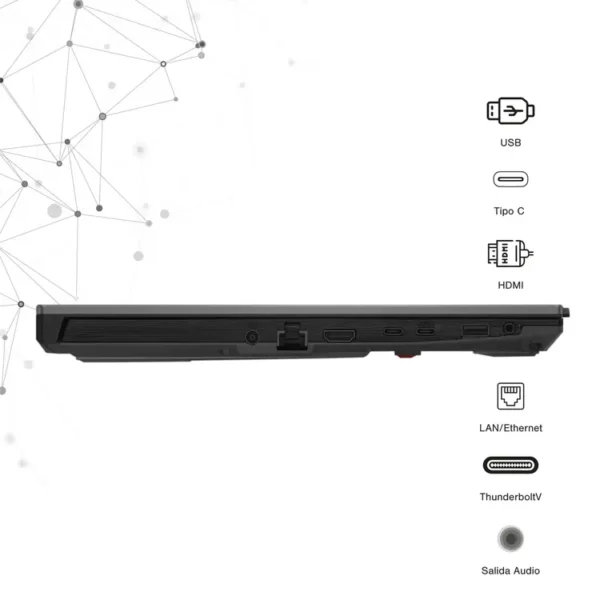 Computador Portátil Gamer ASUS TUF 15.6" Pulgadas FX507ZC4 - Intel Core i5 - RAM 8GB - Disco SSD 512 GB - Gris - Imagen 6
