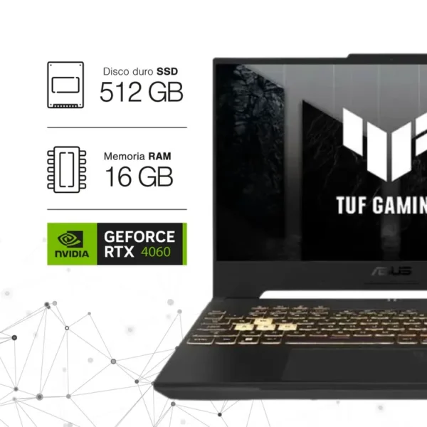 Computador Portátil Gamer ASUS TUF 15.6" Pulgadas FX507VV - Intel Core i7 - RAM 16GB - Disco SSD 512GB - Negro - Imagen 2