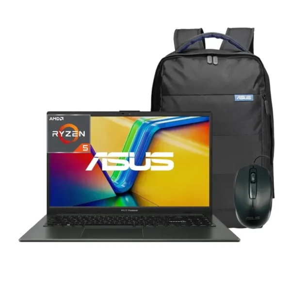 Computador Portátil ASUS Vivobook Go 15.6" Pulgadas E1504FA - AMD Ryzen 5 - RAM 8GB - Disco SSD 1 TB - Negro