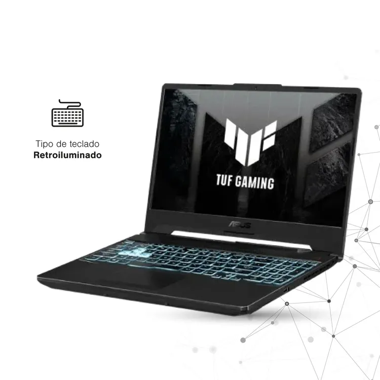 Computador Portátil Gamer ASUS TUF 15.6" Pulgadas FA506NFR - AMD Ryzen 7 - RAM 8 GB - Disco SSD 512 - Negro - Imagen 7