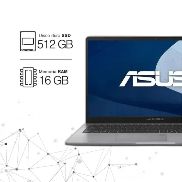 Computador Portátil ASUS Expertbook 15.6" Pulgadas P1503X - Intel Core i7 - RAM 16 GB - Disco SSD 512GB - Gris - Imagen 2